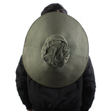 16cm Long Wide Brim Sun Hat Breathable Safari Hat Men Women Boonie Hat