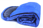 Adult Sleeping Bag Envelope Camping Cotton Bag (Blue)