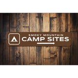 Campsites Arrow Sign