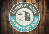 Home Camper Sign