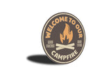 Campfire Welcome Sign