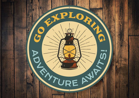 Go Exploring Sign