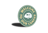 Camper Welcome Sign