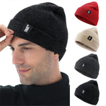 Autumn and winter warm woven knit hat ski hat wool hat knit hat Soft