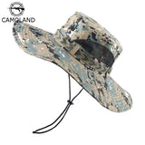 CAMOLAND UPF 50+ Sun Hats Men Long Wide Brim Bucket Hat Outdoor