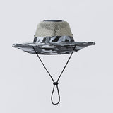 Camouflage Men Women Hats Sun Visor cowboy Summer foldable