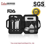 Camping BBQ Cooking Utensils Organizer Travel Set Portable Detachable