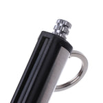 Fashion Permanent Striker Lighter Match Silver Metal Key