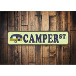 Camper Street Sign