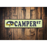 Camper Street Sign