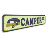 Camper Street Sign