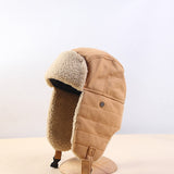 New classic Retro female Winter hat male trend fold velvet thicken