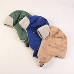 New classic Retro female Winter hat male trend fold velvet thicken