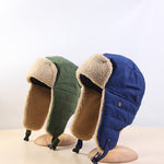 New classic Retro female Winter hat male trend fold velvet thicken