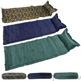 SFIT Sleeping Bed Camping Roll Mat Self Inflating Inflatable Pillow