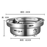 Stainless Steel Camping Solid Liquid Alcohol Stove Spirit Burner Stove