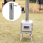 Stove Pipe Stainless Steel Stove Pipe Chimney Adjustable Woodstove