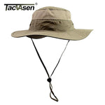 TACVASEN Men Boonie Hat Summer Sun Caps Tactical Sniper Hats Men's