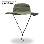 TACVASEN Men Boonie Hat Summer Sun Caps Tactical Sniper Hats Men's