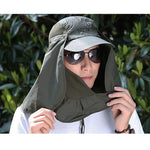 Unisex Sun Protection Hat UV Protection Face Neck Flap Sun Cap Face