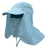 Unisex Sun Protection Hat UV Protection Face Neck Flap Sun Cap Face