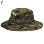 Unisex Woodland Casual Travel Military Sun proof Camo Boonie Hat