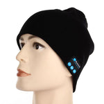 Winter Bluetooth USB Rechargeable Music Headset Warm Knitting Beanie