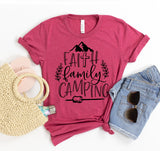 Faith Family Camping T-shirt