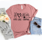 Peace Love Camping T-shirt