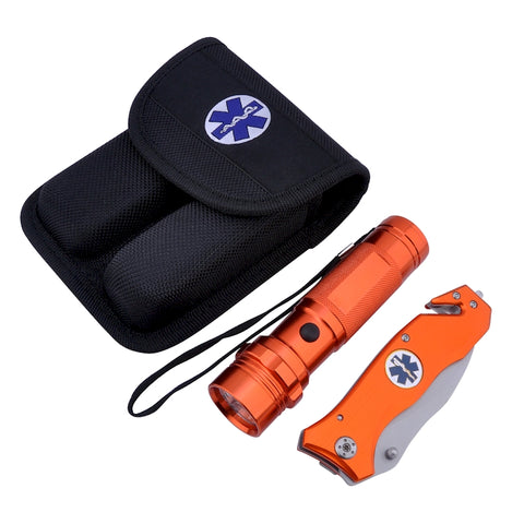 North Springs EMS Knife-Flashlight Combo