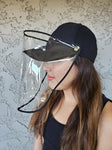 Baseball Cap with Detachable Front Panel