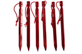 Mons Peak IX Tent Stakes, Y HA 7075 Al, (6 Pack)