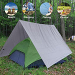 Ultralight Camping Mat Waterproof Tent Tarp Sun Shelter Tear Resistant