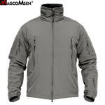 Jackets Men Winter Softshell Fleece Tactical Jackets Army Military