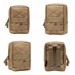 Tactical Molle System Medical Pouch 1000D Utility EDC Tool Accessory