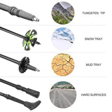 Nordic walking sticks camping hiking Ultralight Adjustable Telescopic