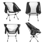 Portable Collapsible Moon Chair Fishing Camping BBQ Stool Folding