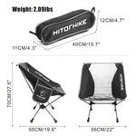 Portable Collapsible Moon Chair Fishing Camping BBQ Stool Folding