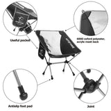 Portable Collapsible Moon Chair Fishing Camping BBQ Stool Folding