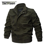 Military Jacket Men Winter Bomber Jacket Coat Army Safari Cotton Pilot