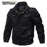 Military Jacket Men Winter Bomber Jacket Coat Army Safari Cotton Pilot