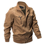 Military Jacket Men Winter Bomber Jacket Coat Army Safari Cotton Pilot