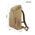 Outdoor MOLLE Men's Camo Backpacks Two-Way Zipper Nylon Backpack