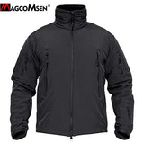 Jackets Men Winter Softshell Fleece Tactical Jackets Army Military