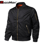 Winter Jackets Men MA1 Bomber Pilot Coat Thermal Padded Casual