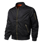 Winter Jackets Men MA1 Bomber Pilot Coat Thermal Padded Casual