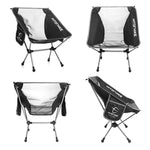 Portable Collapsible Moon Chair Fishing Camping BBQ Stool Folding