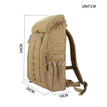 Outdoor MOLLE Men's Camo Backpacks Two-Way Zipper Nylon Backpack