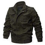 Military Jacket Men Winter Bomber Jacket Coat Army Safari Cotton Pilot