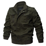 Military Jacket Men Winter Bomber Jacket Coat Army Safari Cotton Pilot